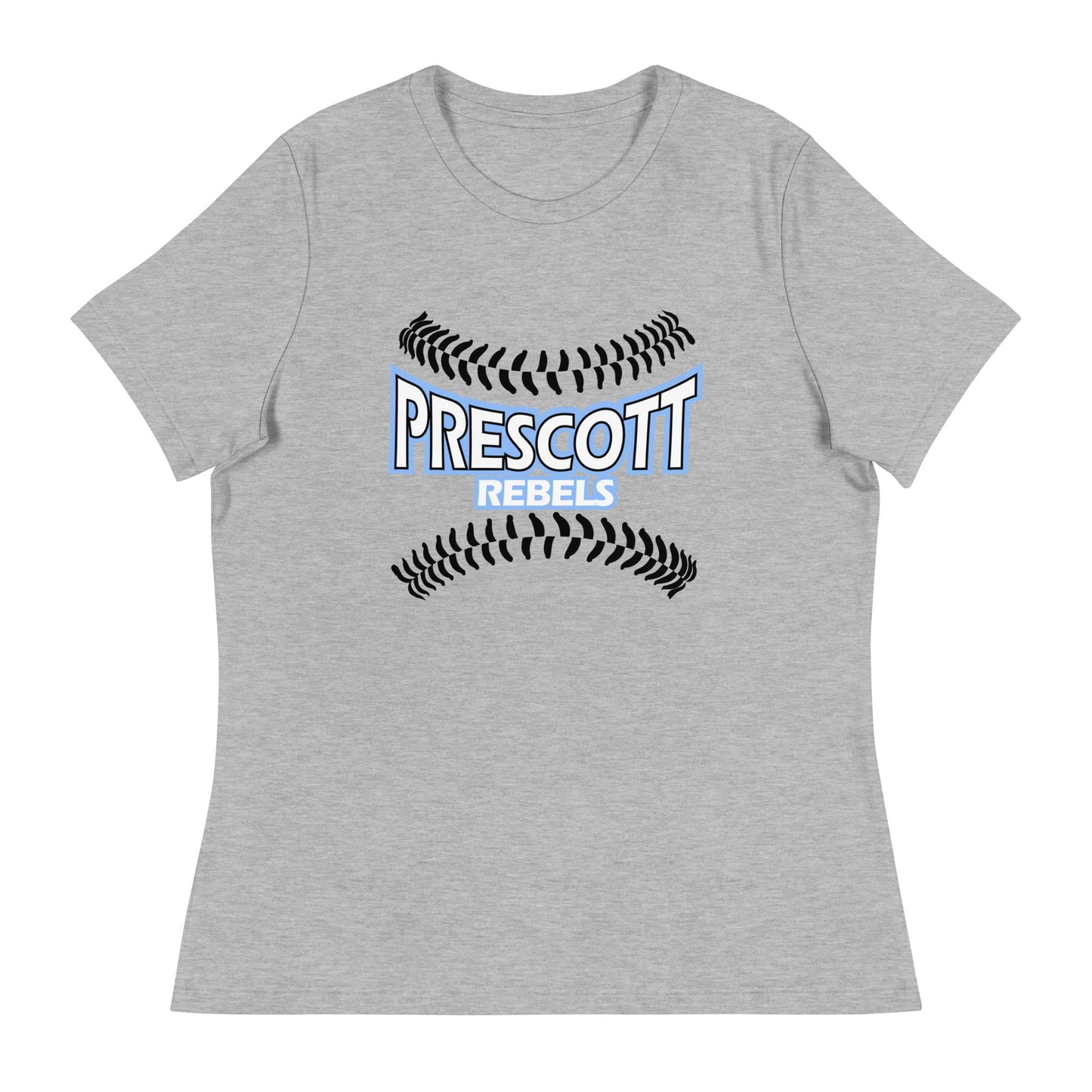 Performance | Women's Relaxed T Shirt | Rebels baseball club | Vanguard Logo