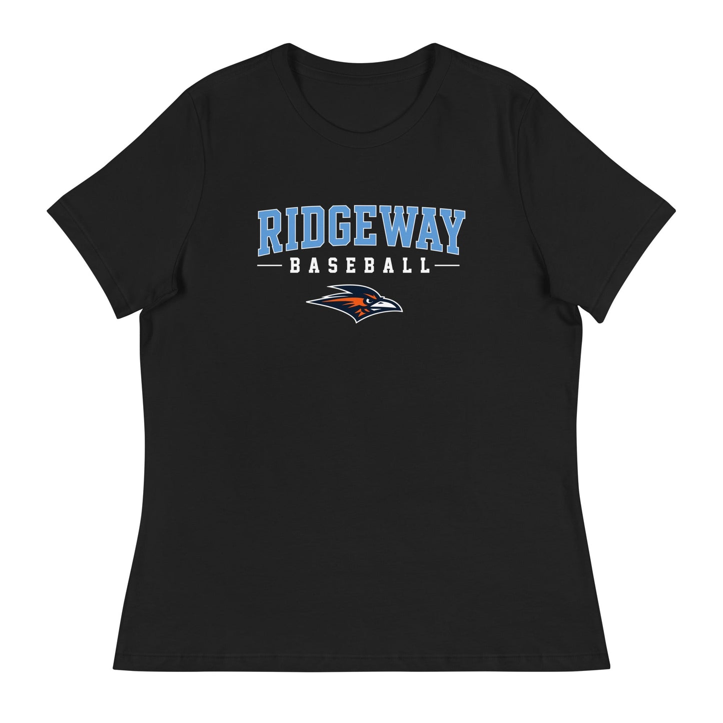 Performance | Women's Relaxed T Shirt | Ridgeway High School Baseball | Athletics Logo
