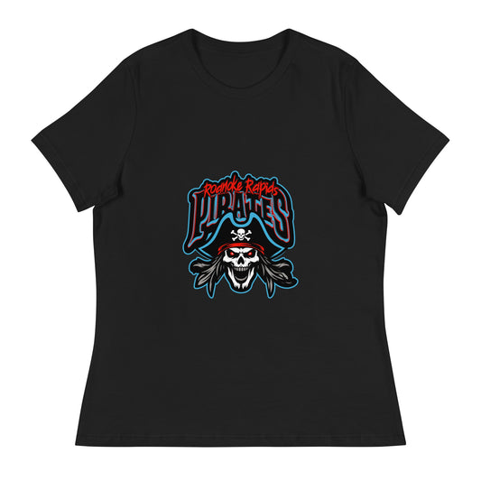 Performance | Women's Relaxed T Shirt | Roanoke Rapids Pirates | Reaver Captain Logo