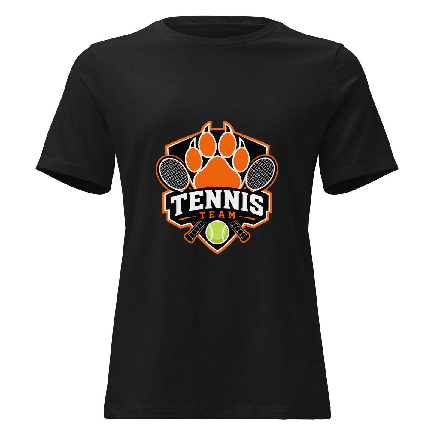 Performance | Women's Relaxed T Shirt | Rock Springs High School Tennis | Crest Logo