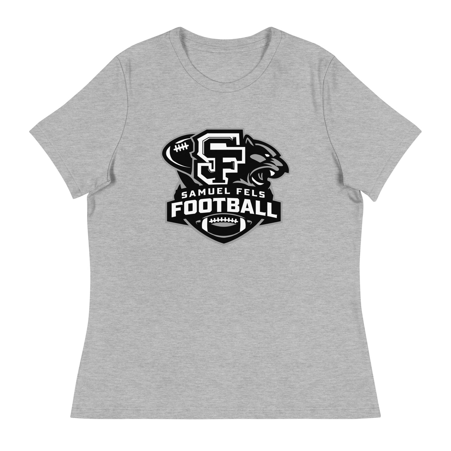 Performance | Women's Relaxed T Shirt | Samuel Fels Football | Crest Logo