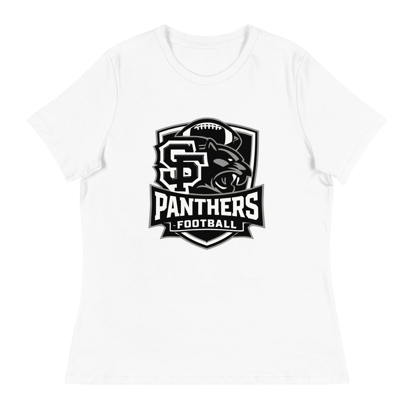 Performance | Women's Relaxed T Shirt | Samuel Fels Football | Shield Logo