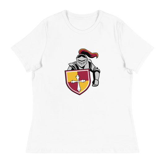 Performance | Women's Relaxed T Shirt | Scecina High School Track and Field | Crusader Logo