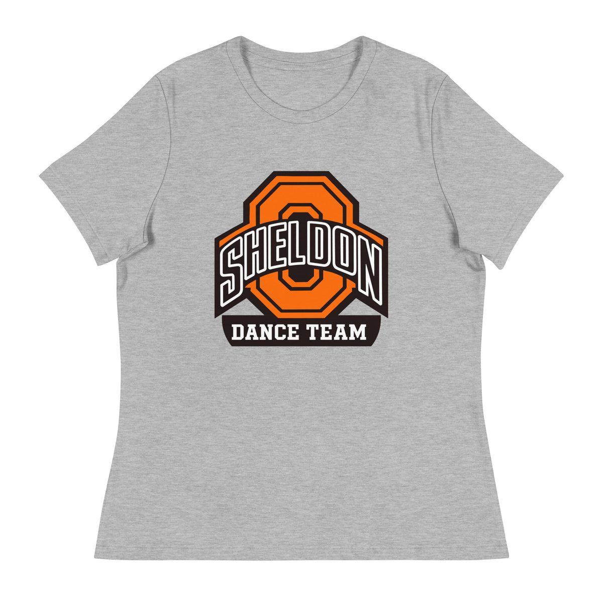 Performance | Women's Relaxed T Shirt | Sheldon Dance Team | Emblem Logo