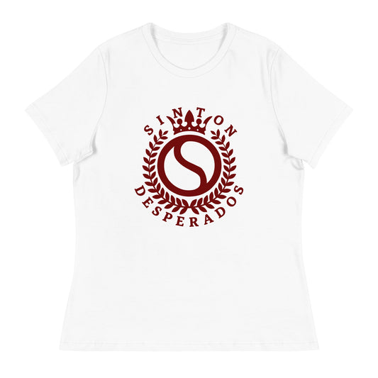 Performance | Women's Relaxed T Shirt | Sinton Desperados Baseball | Emblem Logo