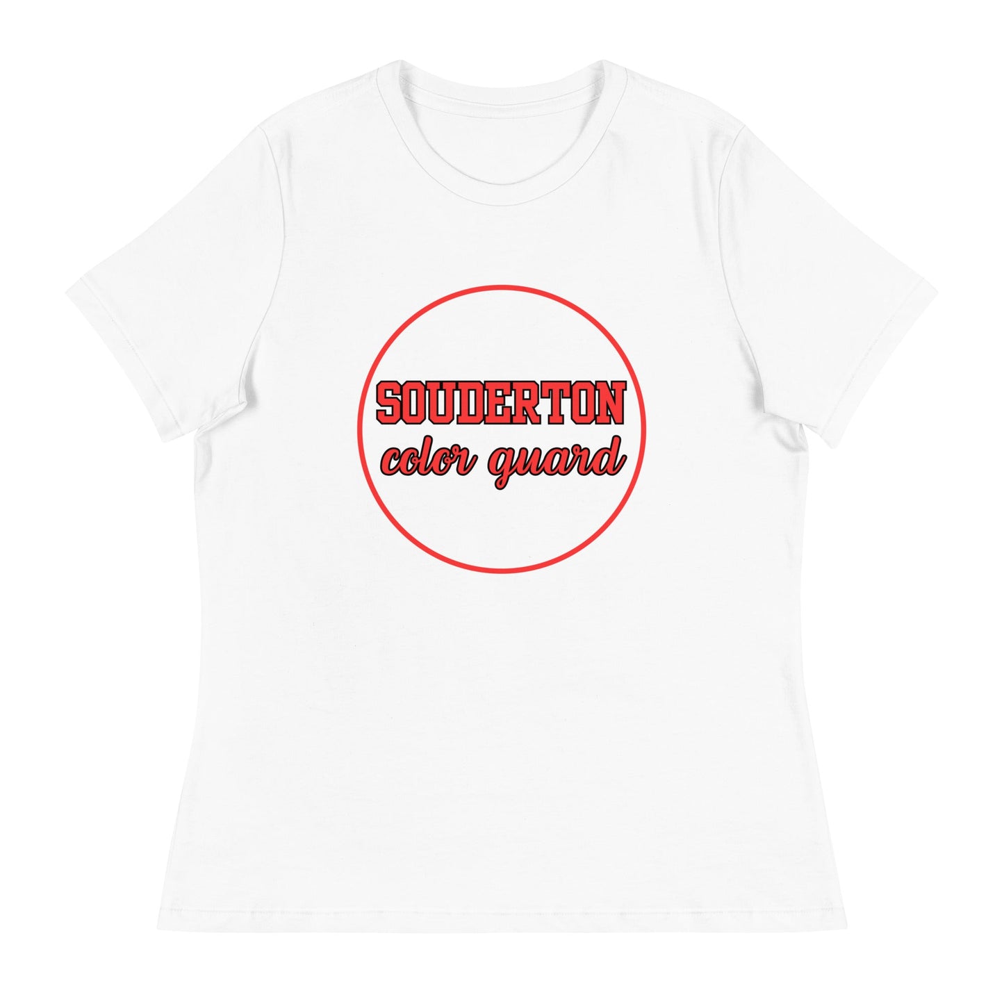 Performance | Women's Relaxed T Shirt | Souderton Color Guard | Badge Logo