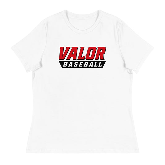 Performance | Women's Relaxed T Shirt | South Bend Valor Baseball | Emblem Logo