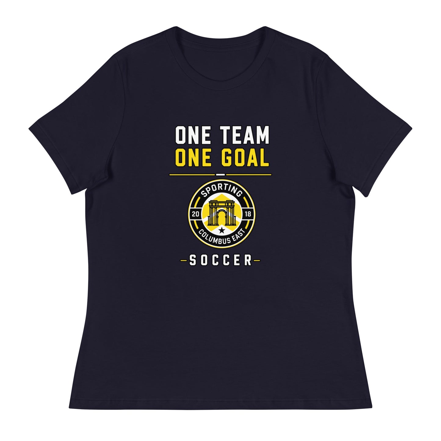 Performance | Women's Relaxed T Shirt | Sporting Columbus East | Crest Logo