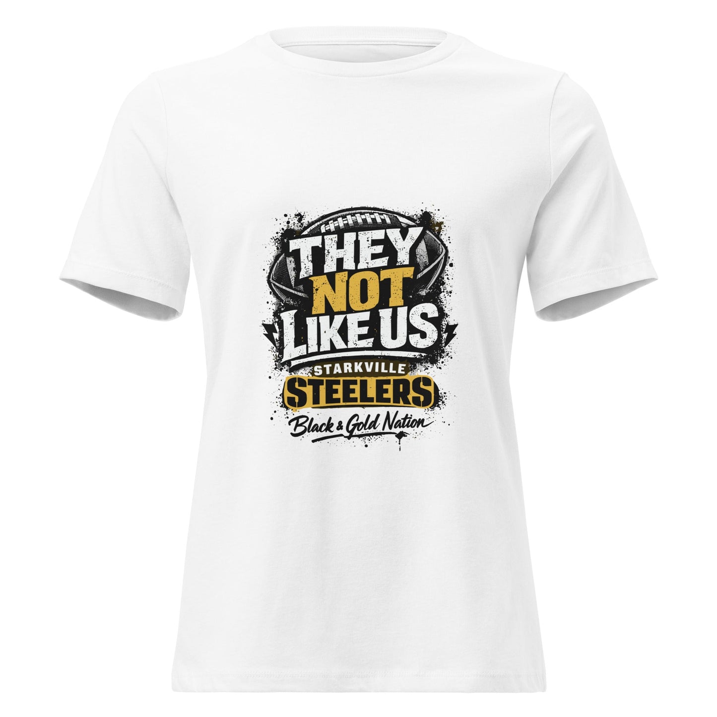 Performance | Women's Relaxed T Shirt | Starkville Steelers | They Not Like Us Logo