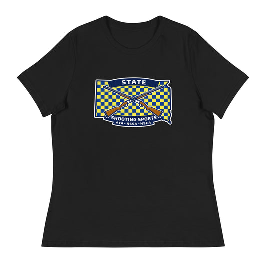 Performance | Women's Relaxed T Shirt | State Shooting Sports | Flag Logo