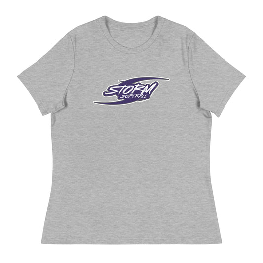 Performance | Women's Relaxed T Shirt | Storm Softball | Storm Logo