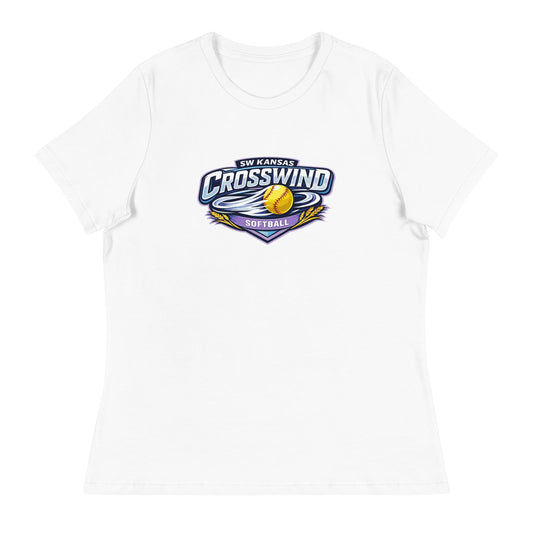 Performance | Women's Relaxed T Shirt | SW Kansas Crosswind | Shield Logo