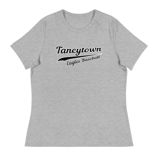 Performance | Women's Relaxed T Shirt | Taneytown Eagles Baseball | Script Logo