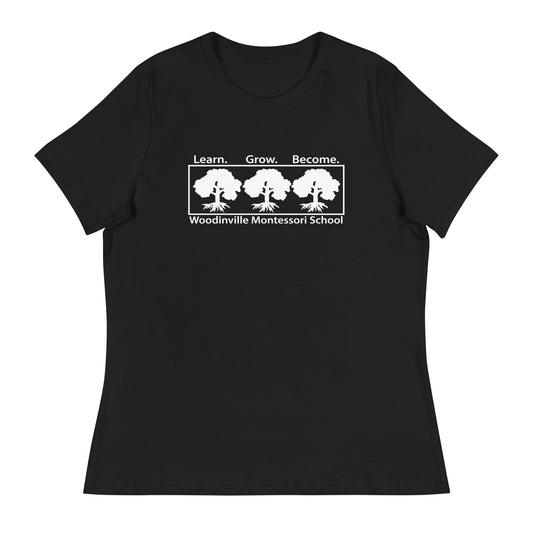 Performance | Women's Relaxed T Shirt | TEST WMS Store | White Logo Logo