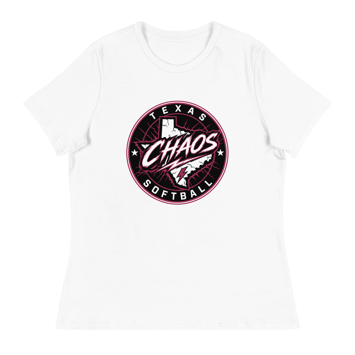 Performance | Women's Relaxed T Shirt | Texas Chaos | Badge Logo