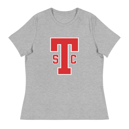 Performance | Women's Relaxed T Shirt | Texoma Softball Club | Block T Logo