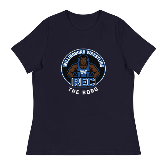Performance | Women's Relaxed T Shirt | The Boro Brand | Wrestler Logo