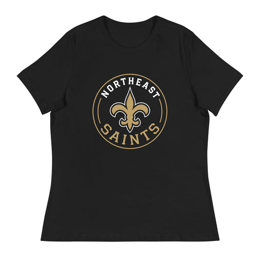 Performance | Women's Relaxed T Shirt | The St Stephen Saints | Vanguard Emblem Logo