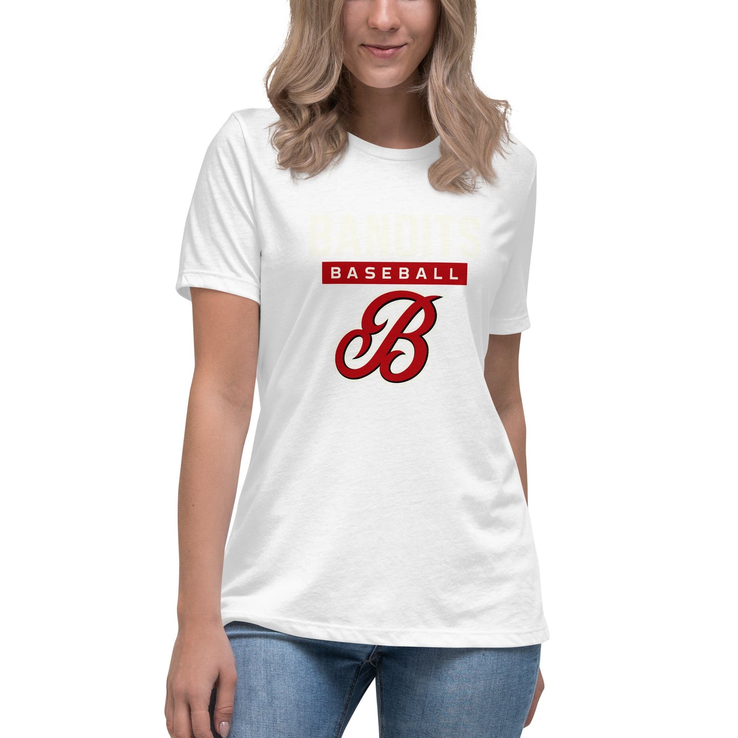 Performance | Women's Relaxed T Shirt | Tri - City Baseball | Varsity Script Logo