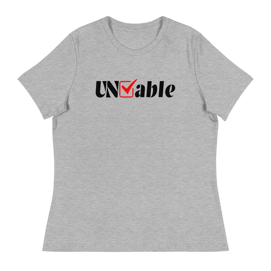 Performance | Women's Relaxed T Shirt | Uncheckable | UNCHKABL Logo