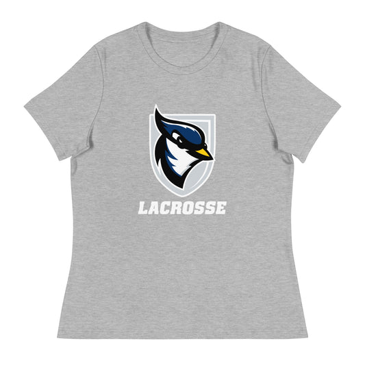 Performance | Women's Relaxed T Shirt | USJ women’s lacrosse | Shield Logo