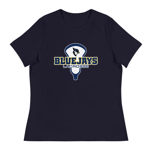 Performance | Women's Relaxed T Shirt | USJ women’s lacrosse | Valor Logo