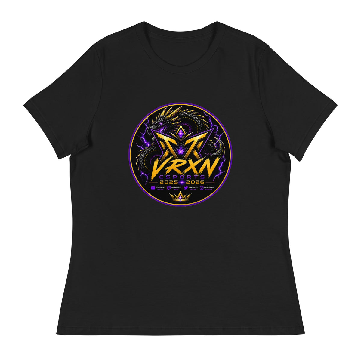 Performance | Women's Relaxed T Shirt | VŘXŃESPORT | Titan Crest Logo