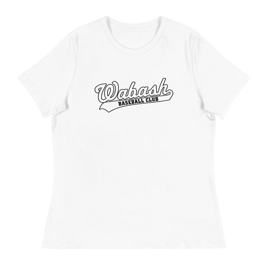 Performance | Women's Relaxed T Shirt | Wabash Baseball Club | Alt Logo 2