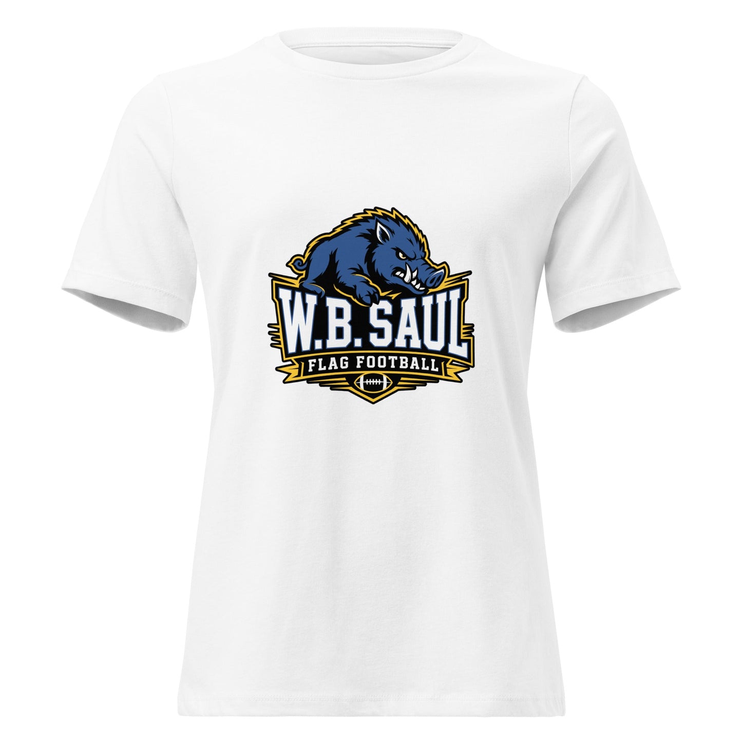 Performance | Women's Relaxed T Shirt | W.B.Saul Razorbacks | Crest Logo