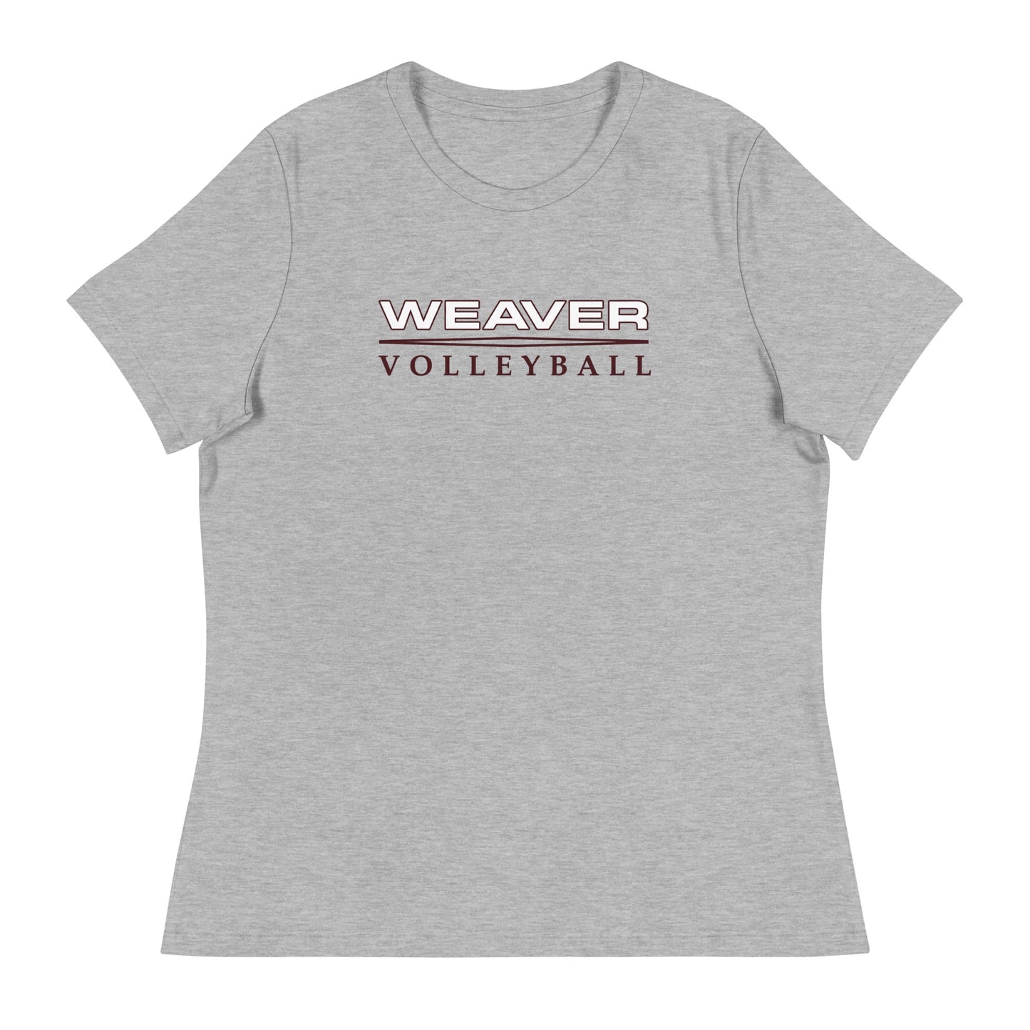 Performance | Women's Relaxed T Shirt | Weaver High School | Classic Court Mark Logo