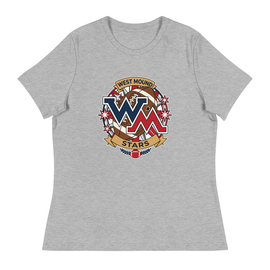 Performance | Women's Relaxed T Shirt | West Mound Stars | Vanguard Logo