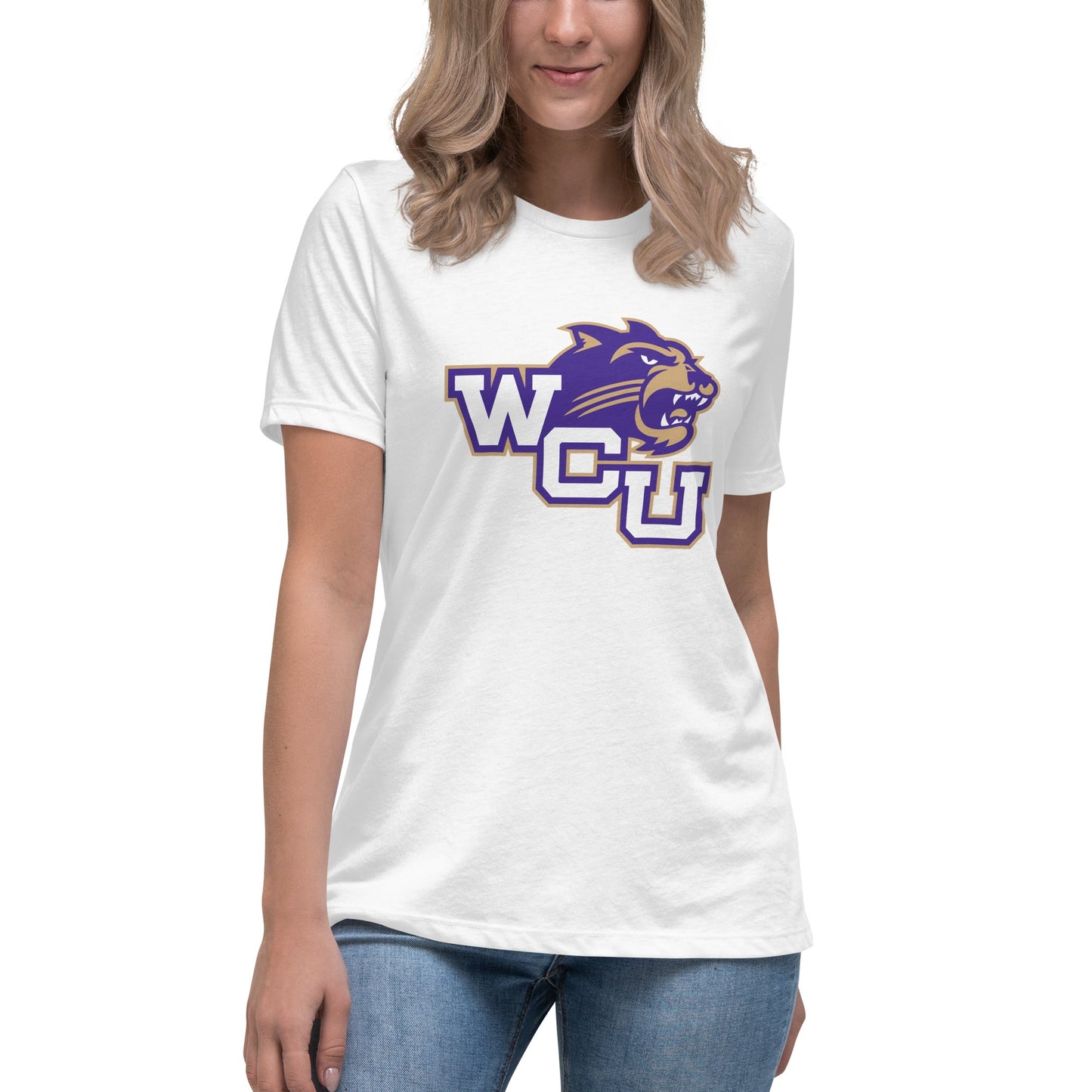 Performance | Women's Relaxed T Shirt | Western Carolina Ultimate | Battle Athletics Logo