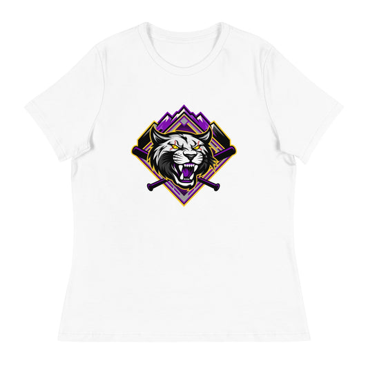 Performance | Women's Relaxed T Shirt | Wildcats Softball | Crest Logo