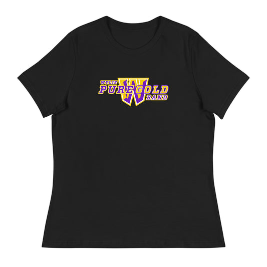 Performance | Women's Relaxed T Shirt | Wylie ISD | Pure Gold Logo