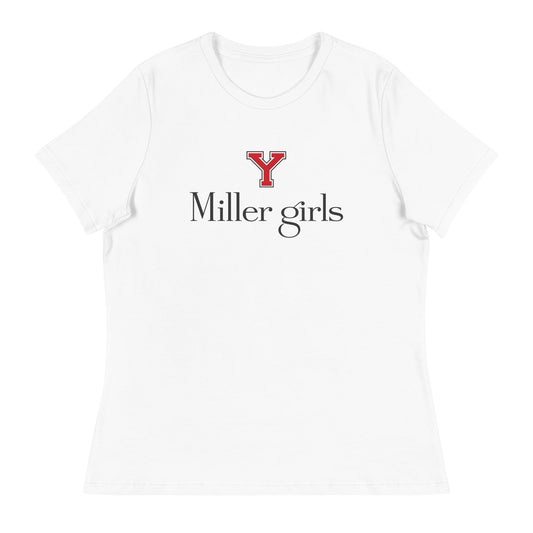 Performance | Women's Relaxed T Shirt | Yukon Student Council | Miller Girls Logo