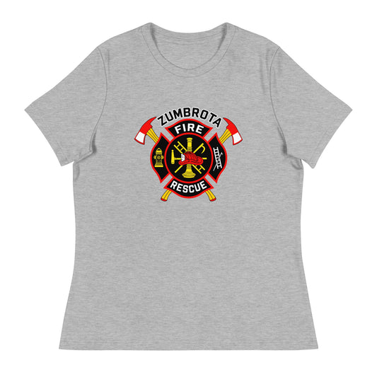 Performance | Women's Relaxed T Shirt | Zumbrota Fire Department | Vanguard Logo