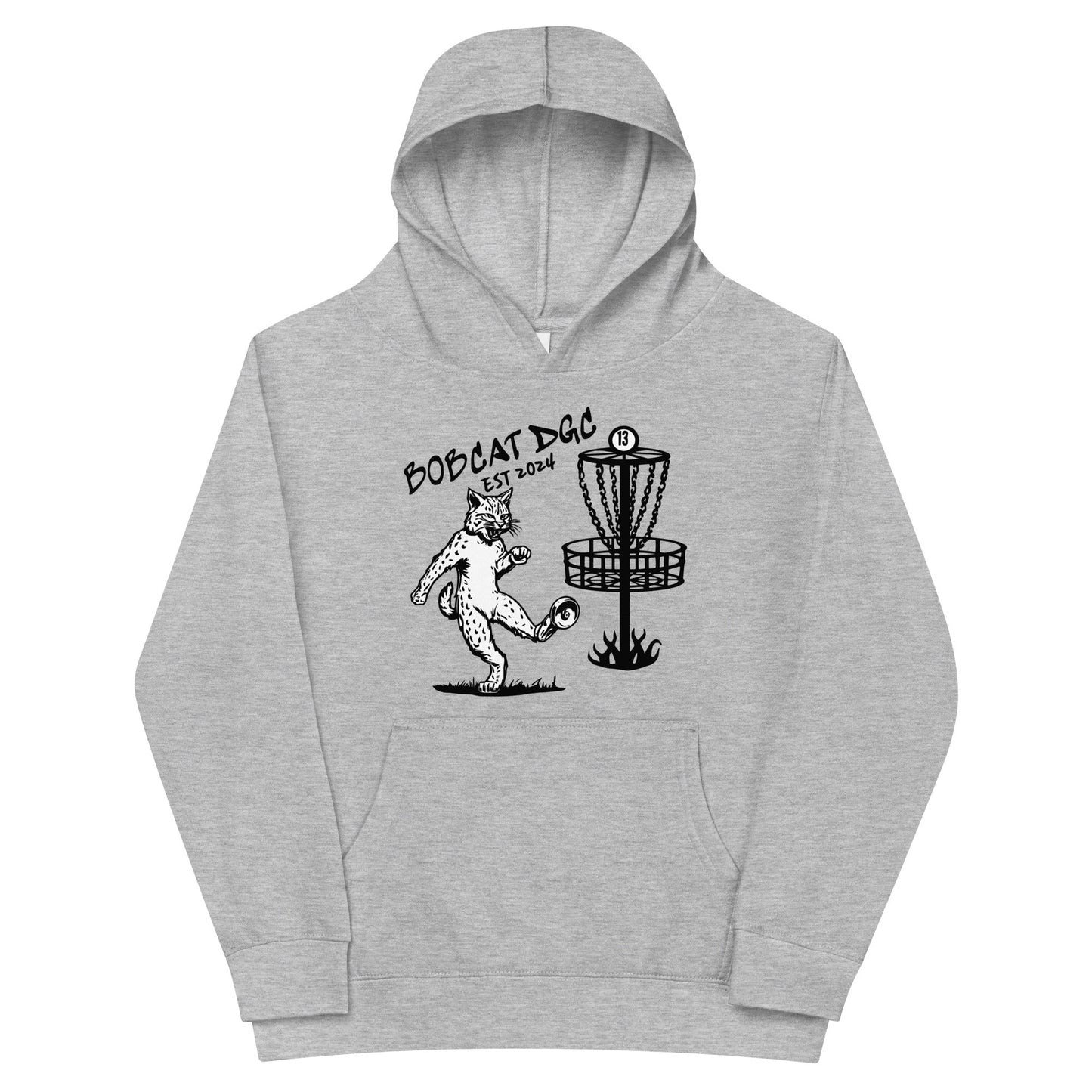 Performance | Youth Hoodie | Bobcat DGC | Predator Disc Golf Logo