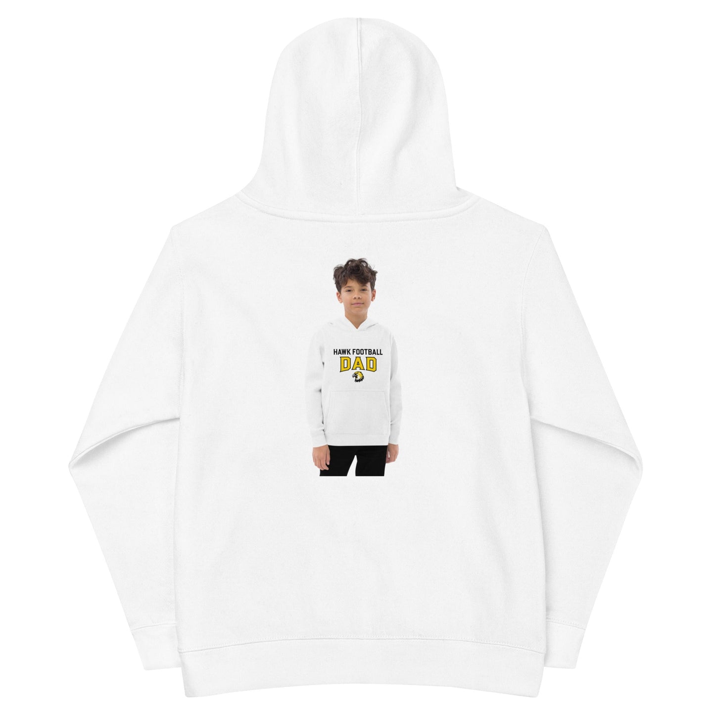 Performance | Youth Hoodie | Cardinal Ohara Hawks | Football Dad Logo