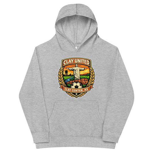 Performance | Youth Hoodie | Clay United | Crest Logo