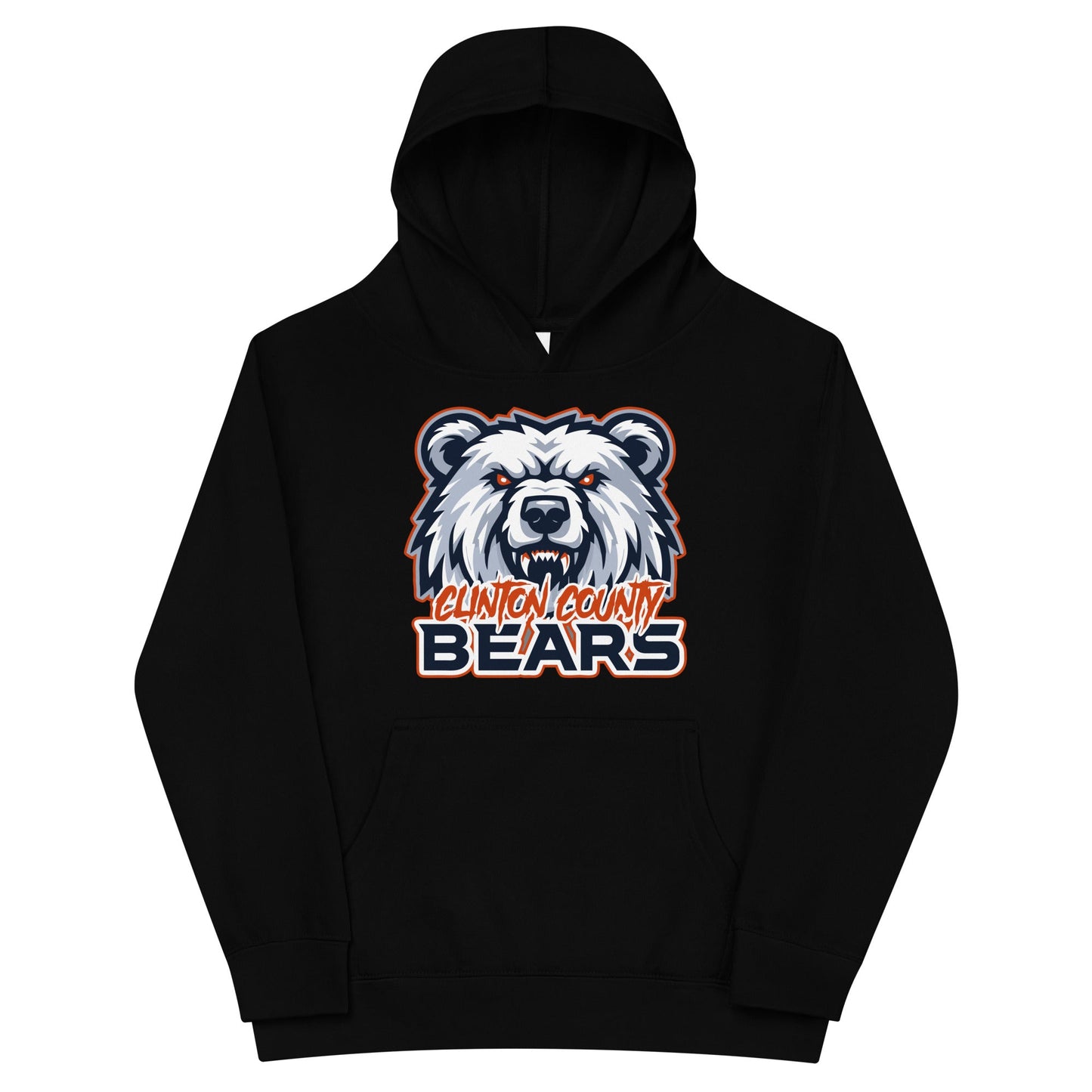 Performance | Youth Hoodie | CLINTON COUNTY BEARS | Bears Mascot Logo