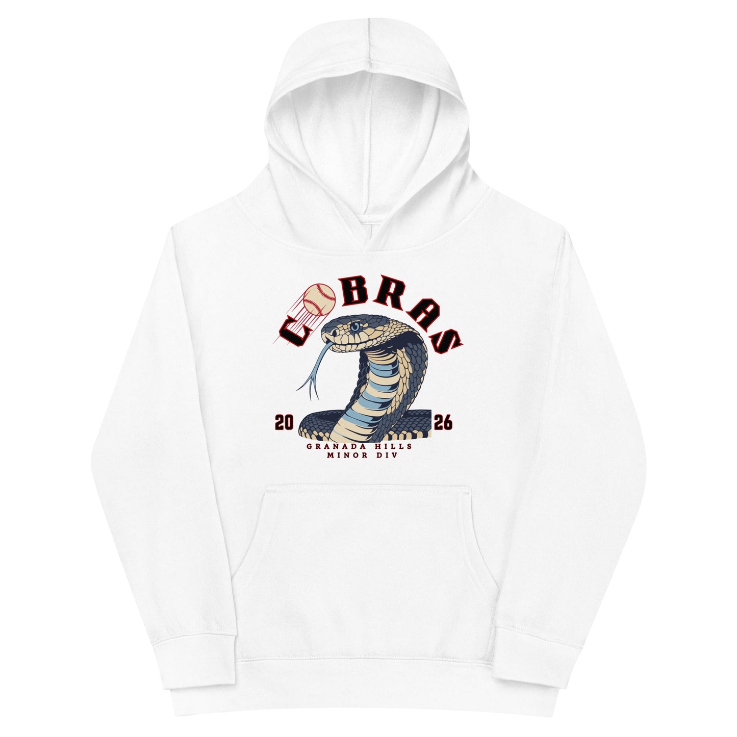 Performance | Youth Hoodie | Cobras '26 | Minor Div Logo