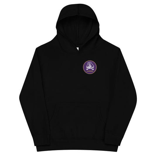 Performance | Youth Hoodie | ECU Club Womens Lacrosse | Badge Logo