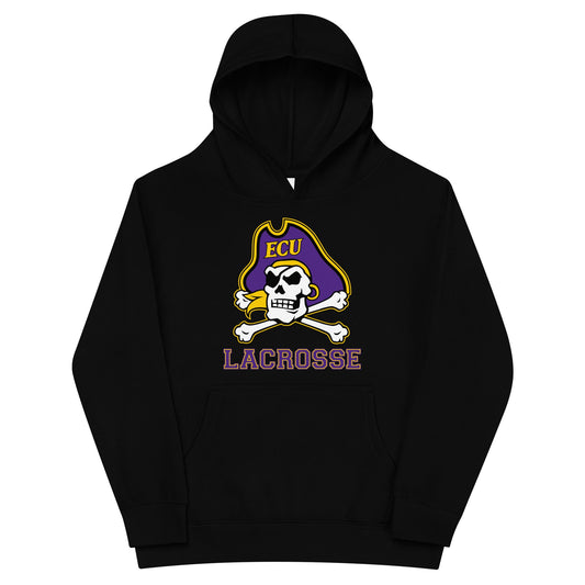 Performance | Youth Hoodie | ECU Club Womens Lacrosse | Ironclad Corsairs Logo