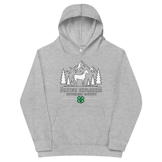Performance | Youth Hoodie | Equine Explorers | Dutchess Crest Trailblazers Logo