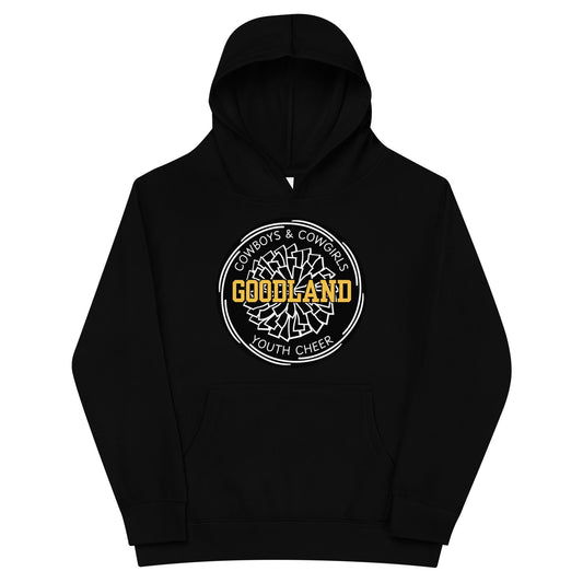 Performance | Youth Hoodie | Goodland Youth Cheer | Badge Logo