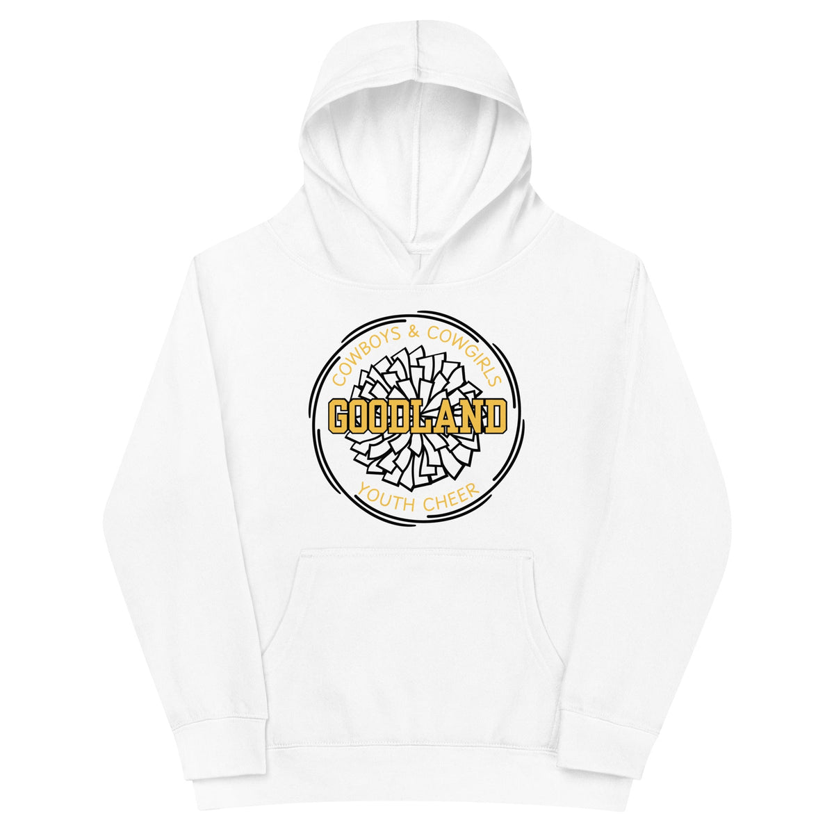 Performance | Youth Hoodie | Goodland Youth Cheer | Crest Logo