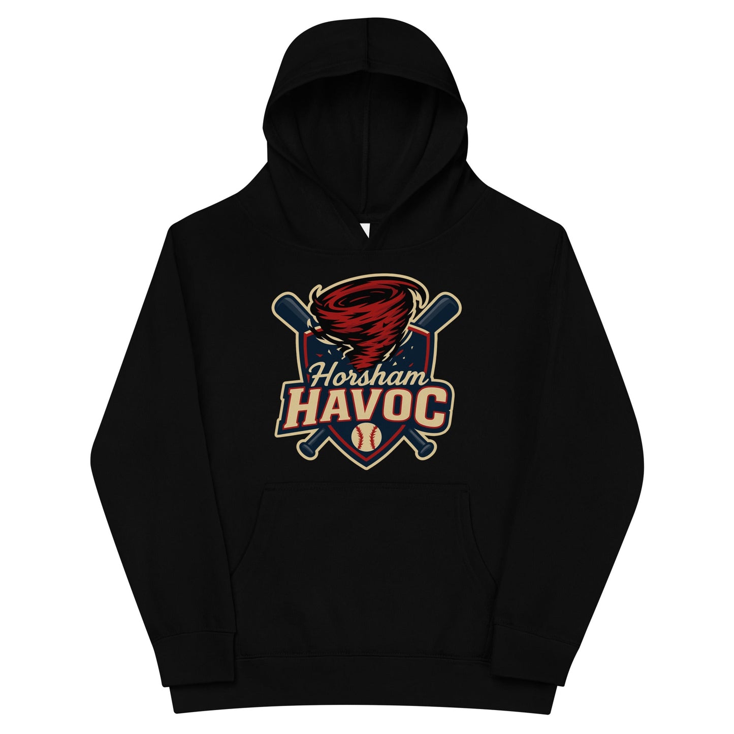 Performance | Youth Hoodie | Horsham Travel Baseball | Havoc Logo