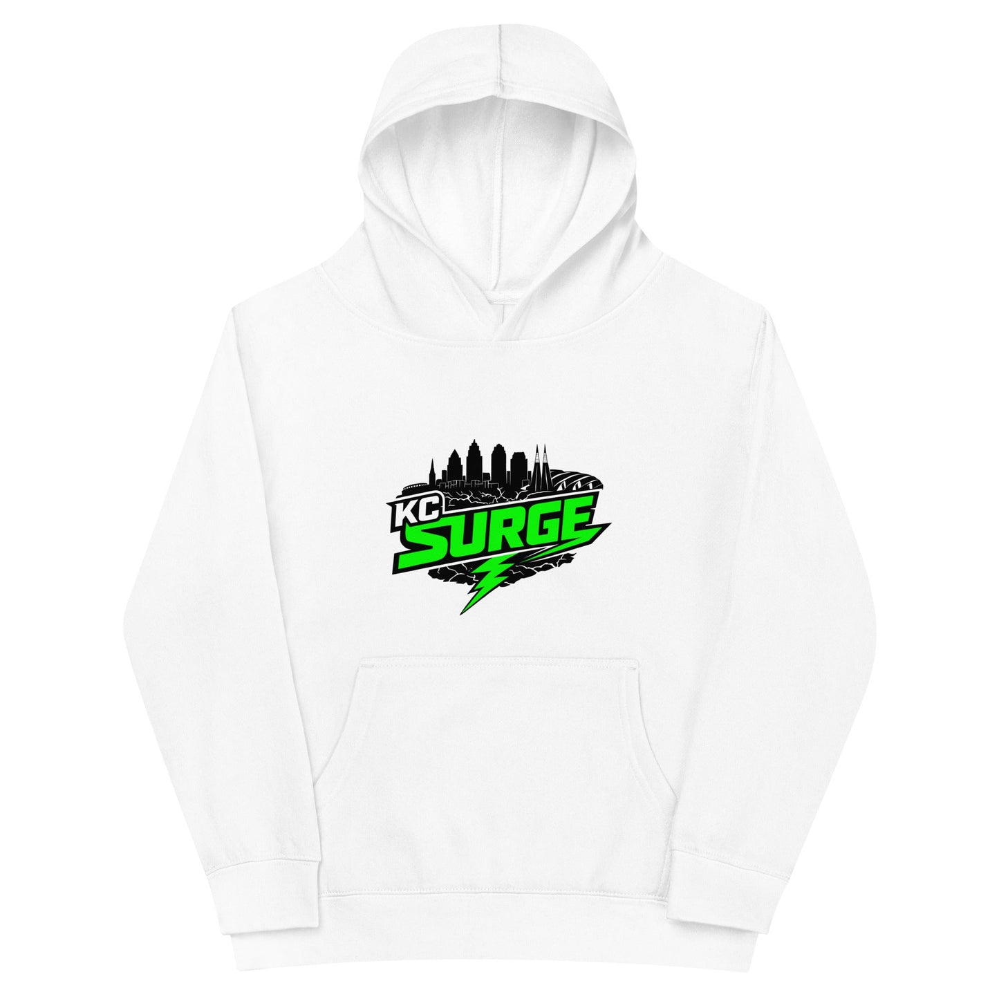 Performance | Youth Hoodie | Kansas City Surge | Neon Skyline Logo