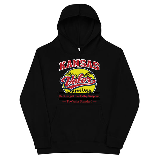Performance | Youth Hoodie | Kansas Valor Fan Gear | The Standard Logo