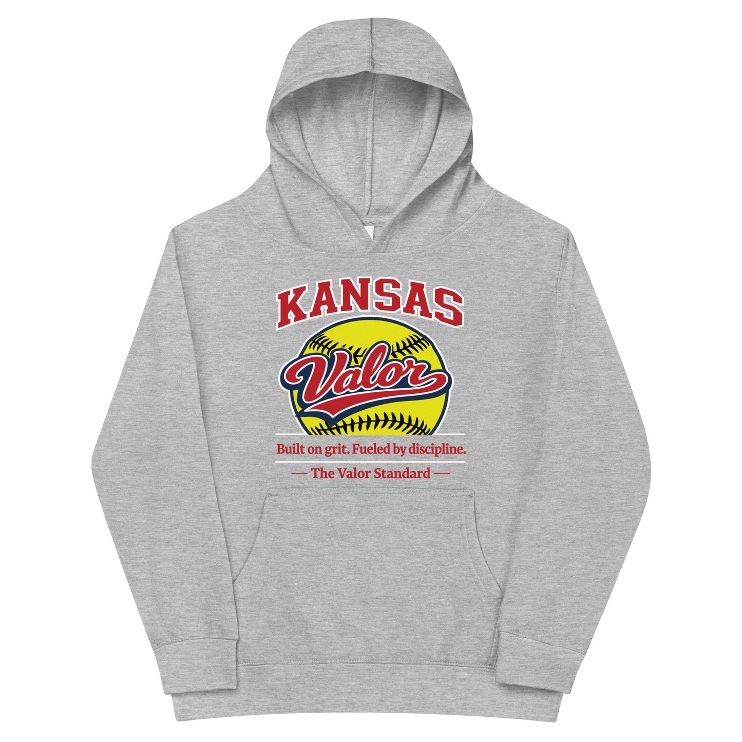 Performance | Youth Hoodie | Kansas Valor Fan Gear | The Standard Logo